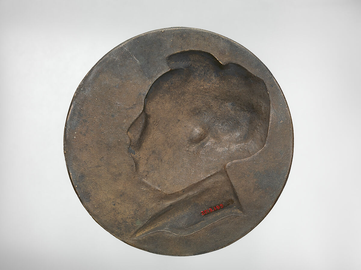 Alexandre Dumas fils (1824–1895), Medalist: Jean-Désiré Ringel d'Illzach (Alsace 1847–1916 Strasbourg), Bronze, dark patina, French