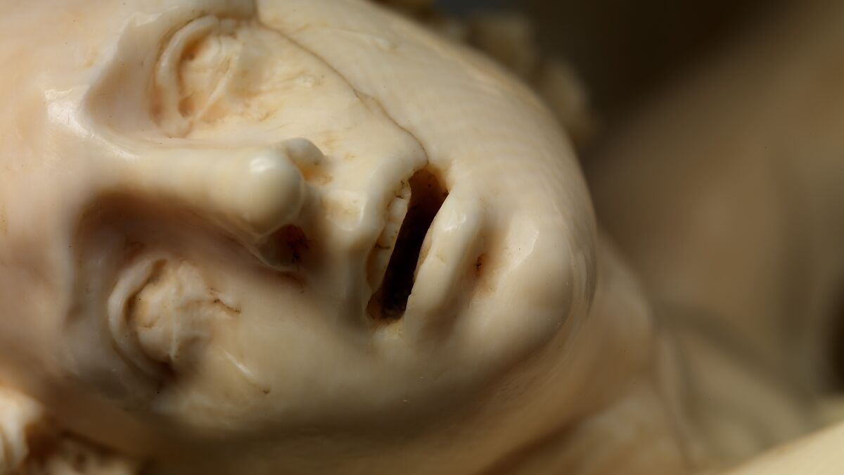 Saint Sebastian, Circle of Master of the Furies (Austrian), Ivory; kingwood socle, Austrian, possibly Salzburg