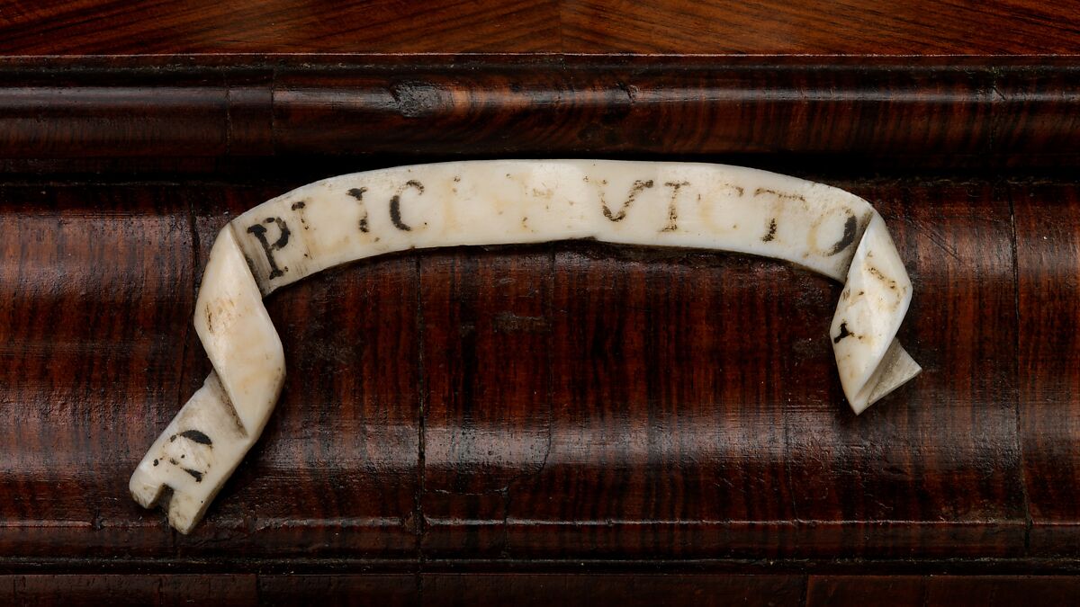 Saint Sebastian, Circle of Master of the Furies (Austrian), Ivory; kingwood socle, Austrian, possibly Salzburg