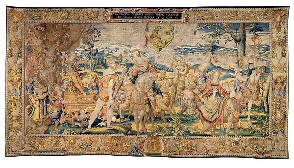 Seven Deadly Sins: Lust tapestry, Designed by Pieter Coecke van Aelst (Netherlandish, Aelst 1502–1550 Brussels), Wool, silk, and gold and silver-metal-wrapped threads, Netherlandish, Brussels 