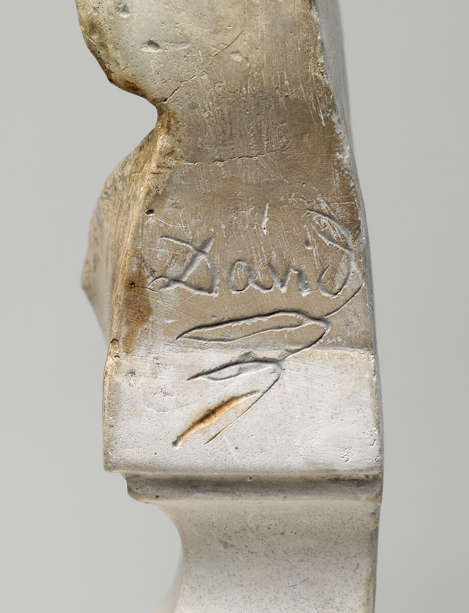 Profile head of Napoleon, Pierre Jean David d'Angers (French, Angers 1788–1856 Paris), Patinated plaster, French