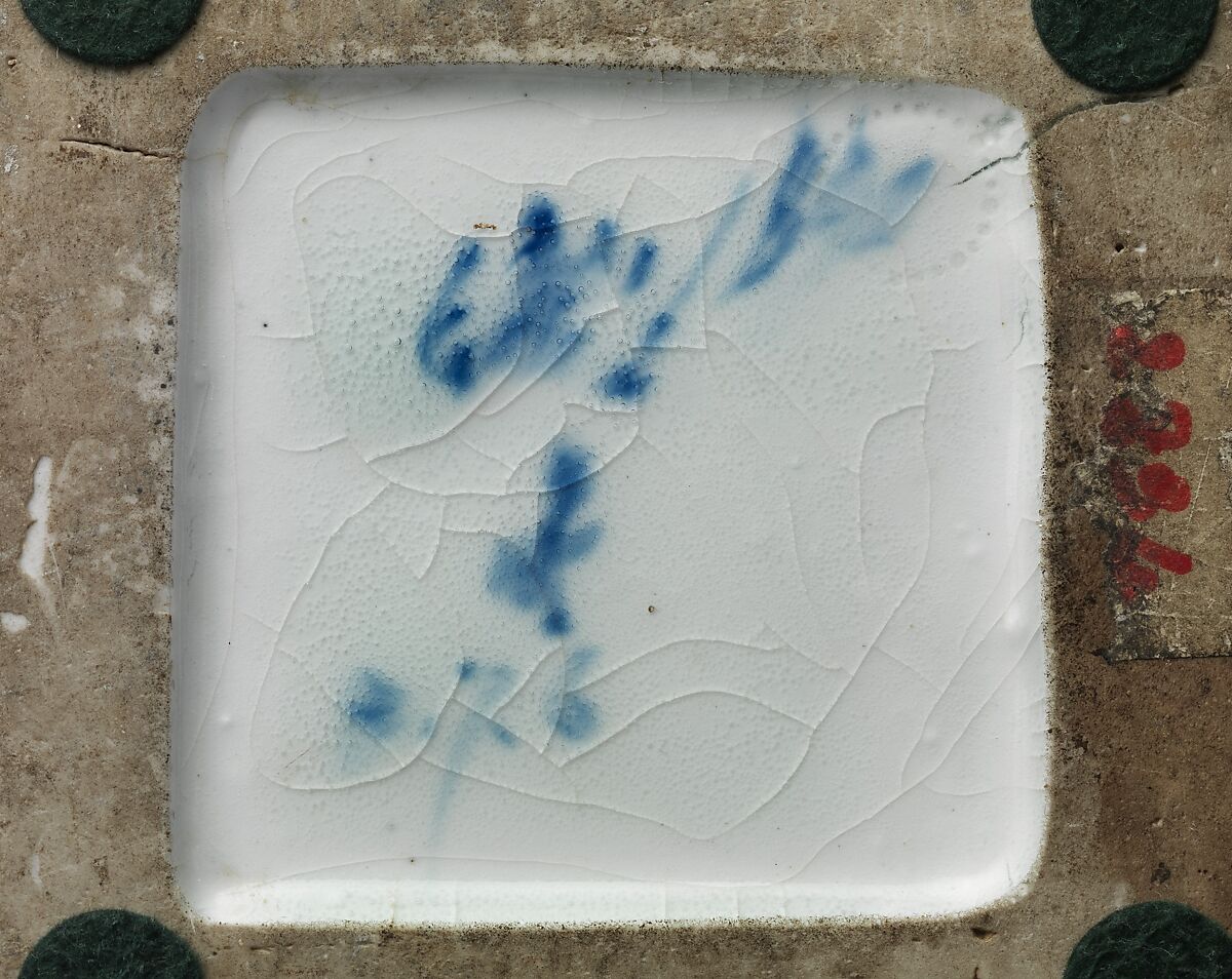 Square vase, Ernest Chaplet (French, Sèvres 1835–1909 Choisy-le-Roi), Hard-paste porcelain, French, Choisy-le-Roi