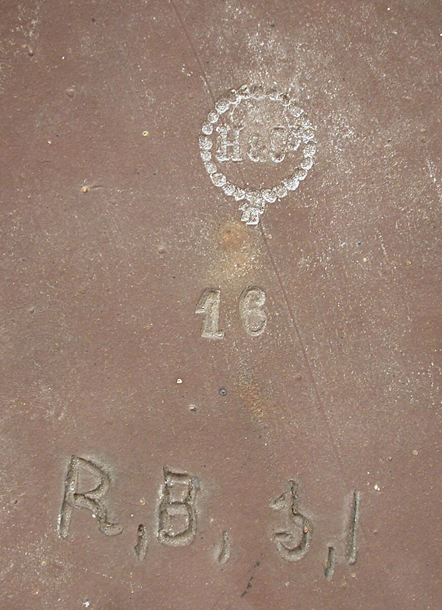 Vase with rooster, Haviland &amp; Co. (American and French, 1864–1931), Stoneware, French, Paris