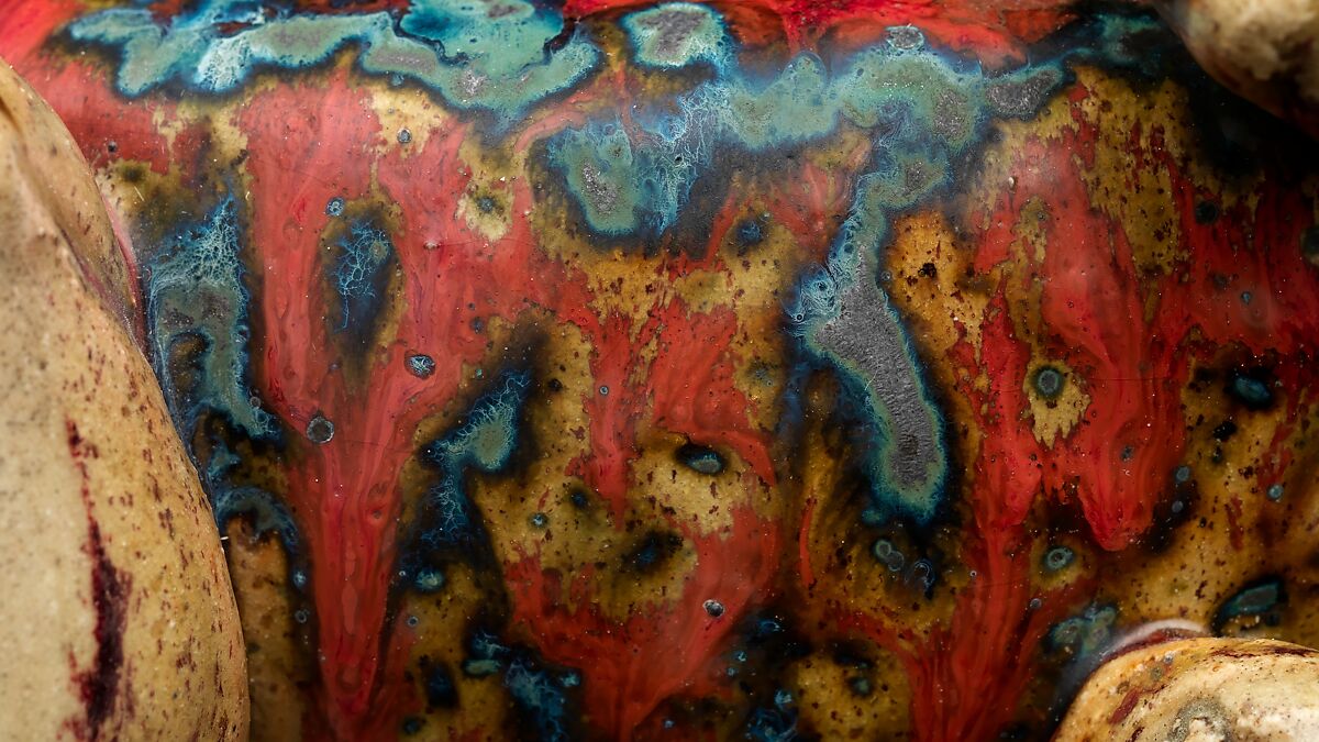 Bowl with two panthers, Pierre-Adrien Dalpayrat (French, Limoges 1844–1910 Limoges), Stoneware, French, Bourg-la-Reine