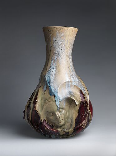 Vase with face