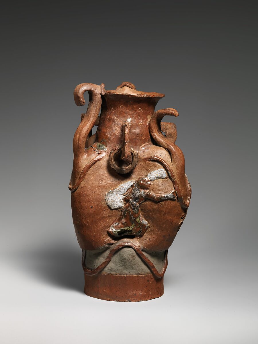Vessel with Women and Goats, Paul Gauguin (French, Paris 1848–1903 Atuona, Hiva Oa, Marquesas Islands), Stoneware, French, Paris