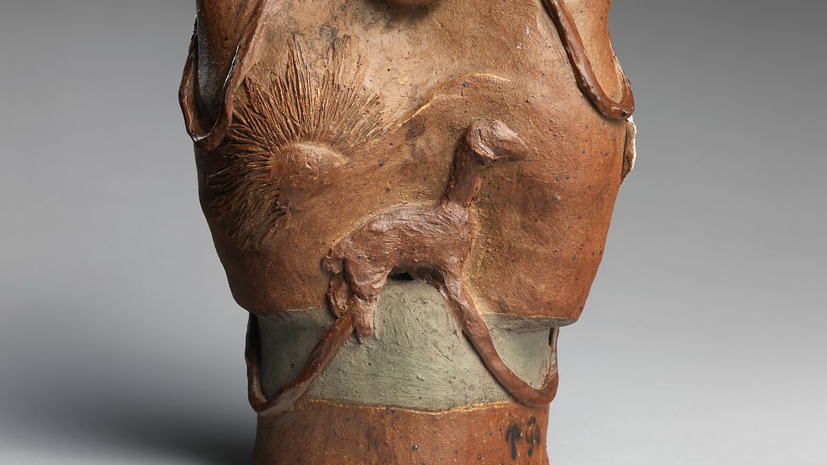 Vessel with Women and Goats, Paul Gauguin (French, Paris 1848–1903 Atuona, Hiva Oa, Marquesas Islands), Stoneware, French, Paris