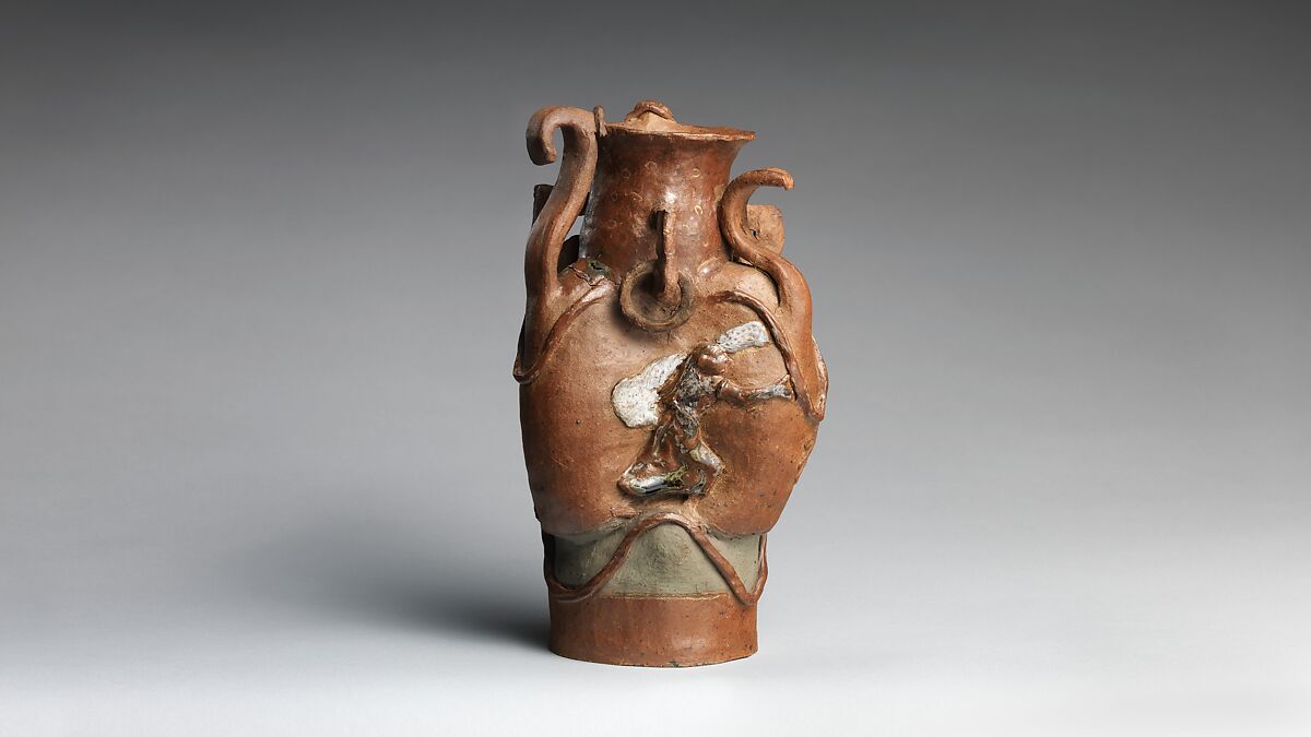 Vessel with Women and Goats, Paul Gauguin (French, Paris 1848–1903 Atuona, Hiva Oa, Marquesas Islands), Stoneware, French, Paris