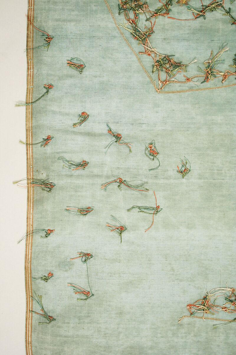 Waistcoat panel, Silk, Italian