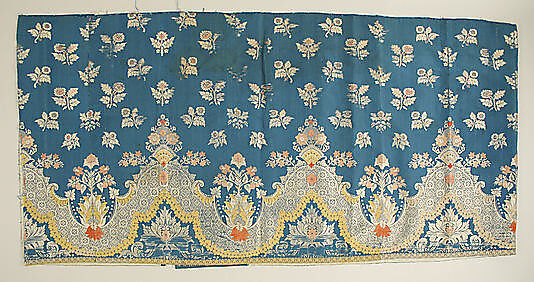 Skirt (in two pieces), Silk, French