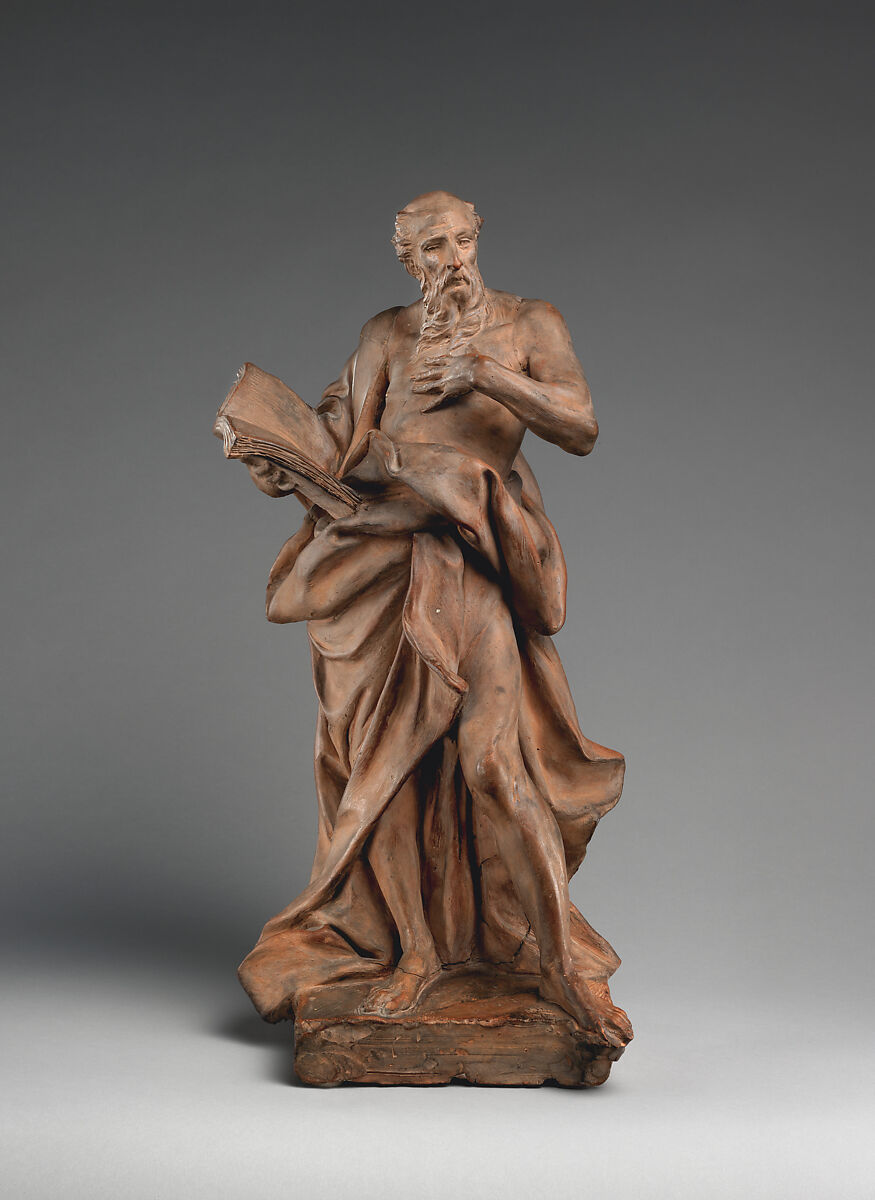 Apostle (Saint Matthew?), Terracotta, Italian