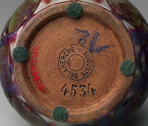 Vase, Auguste Delaherche (French, Beauvais 1857–1940 Paris), Stoneware, French, Paris