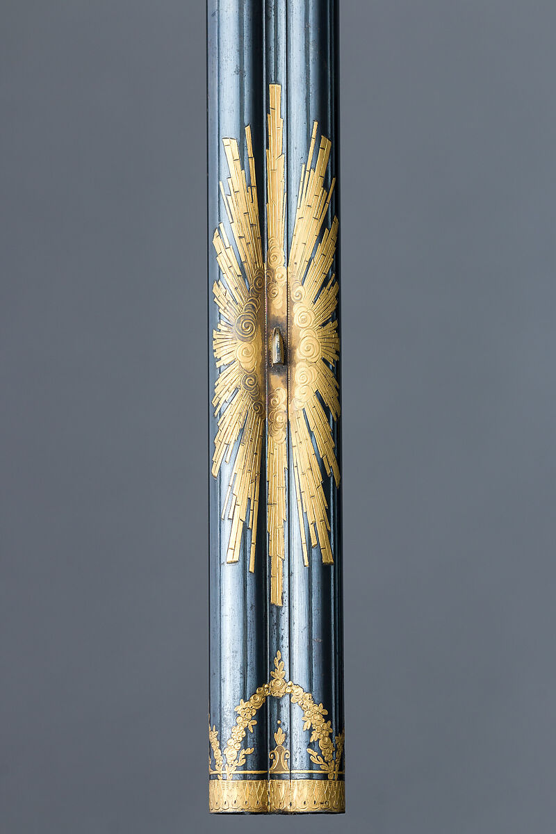 Double-Barreled Flintlock Shotgun, Nicolas Noël Boutet (French, Versailles and Paris, 1761–1833), Steel, wood (walnut, ebony), gold, silver, French, Versailles
