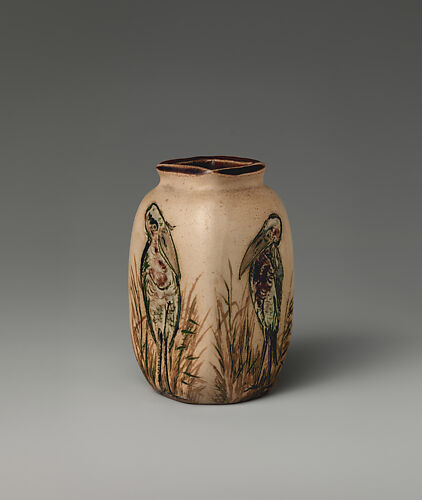 Small vase with birds