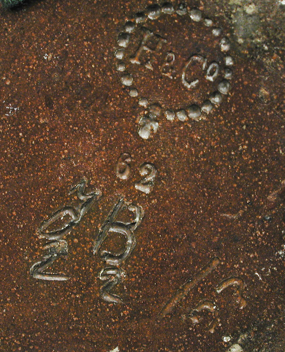Tankard with man drinking from jug, Haviland &amp; Co. (American and French, 1864–1931), Stoneware, French, Paris