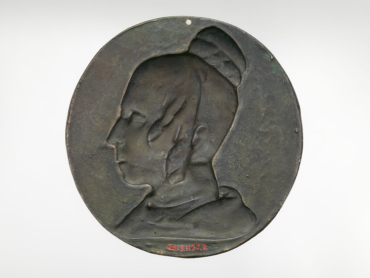 Mélanie Waldor (1796–1871), Medalist: Pierre Jean David d'Angers (French, Angers 1788–1856 Paris), Cast bronze with golden brown patina, French
