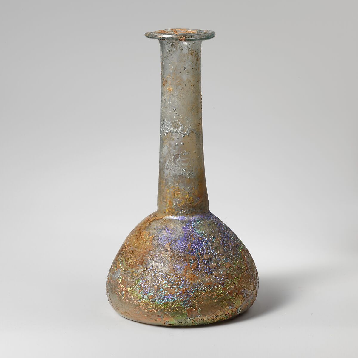 Glass perfume bottle, Glass, Roman, Cypriot 