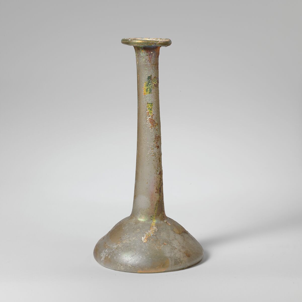 Glass perfume bottle, Glass, Roman 