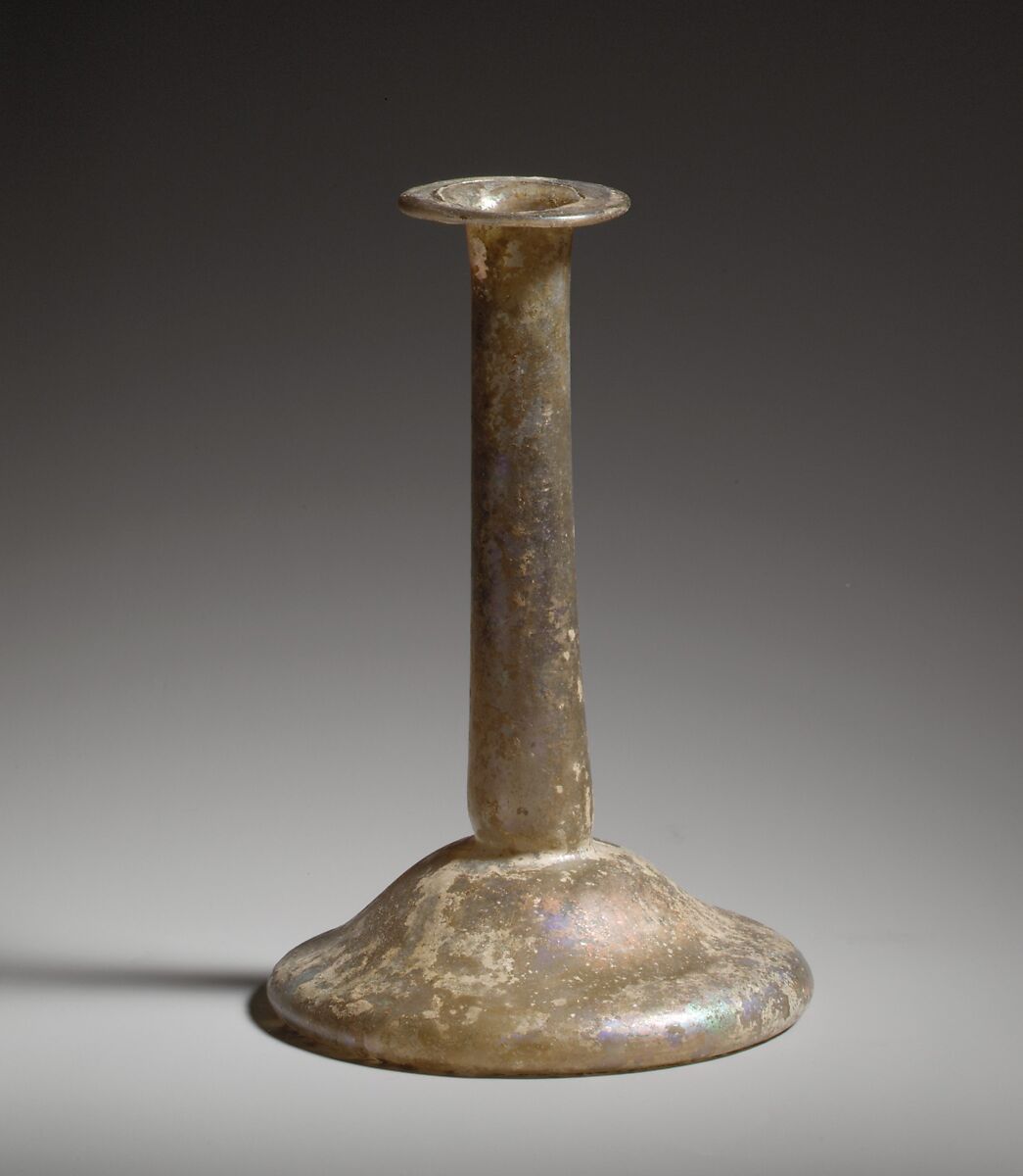 Glass perfume bottle, Glass, Roman, Cypriot 