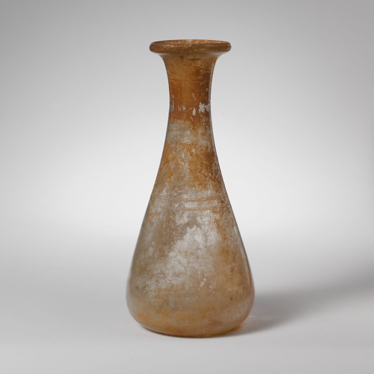 Glass flask, Glass, Roman 