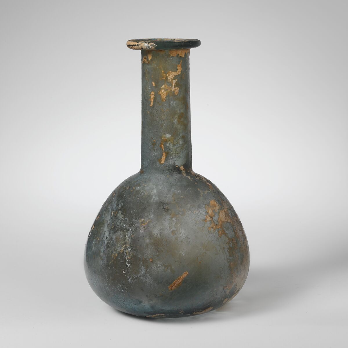 Glass perfume bottle, Glass, Roman 