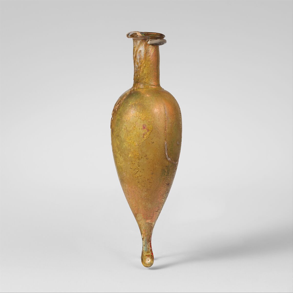 Glass perfume bottle, Glass, Roman 