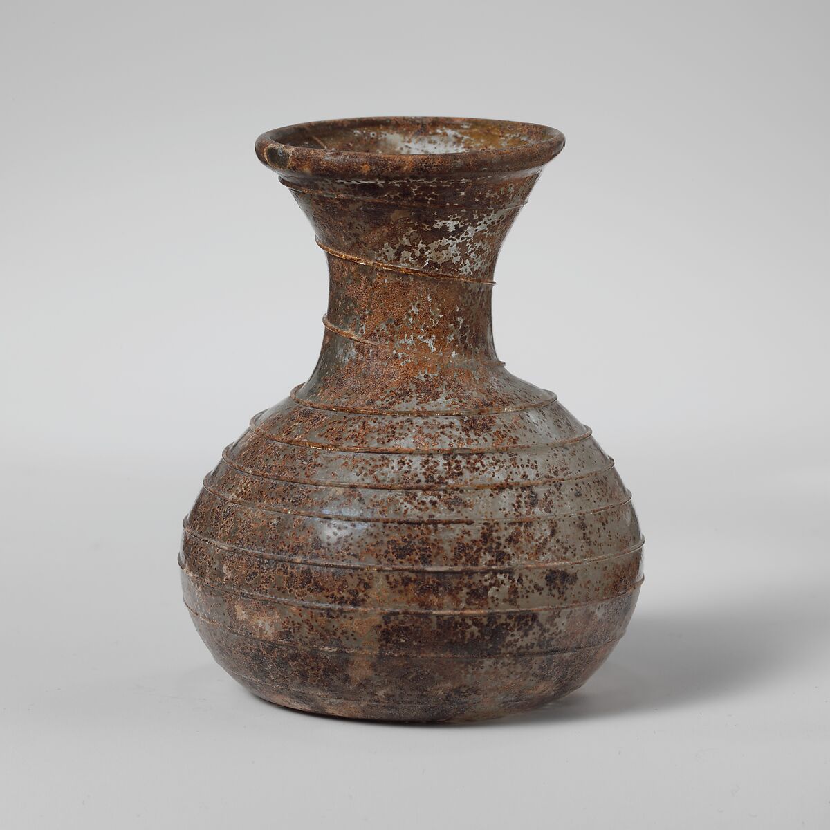 Glass flask, Glass, Roman 