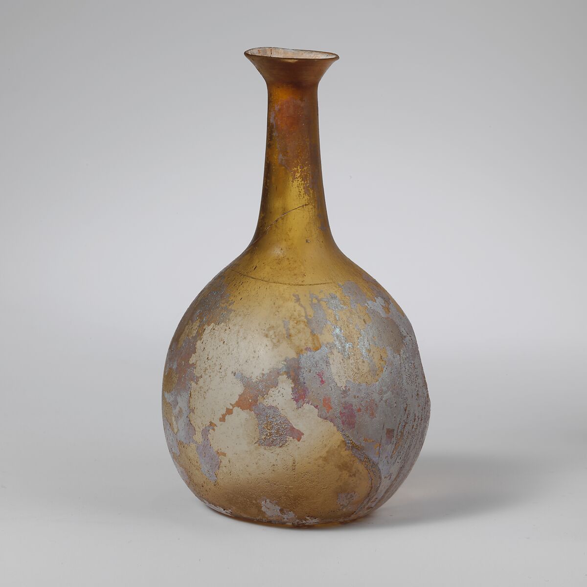 Glass perfume bottle, Glass, Roman 