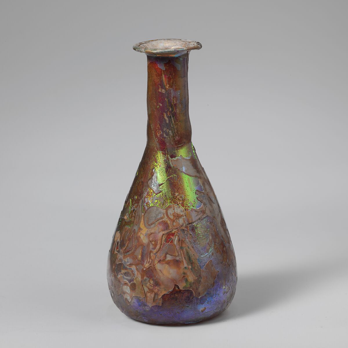 Glass perfume bottle, Glass, Roman 