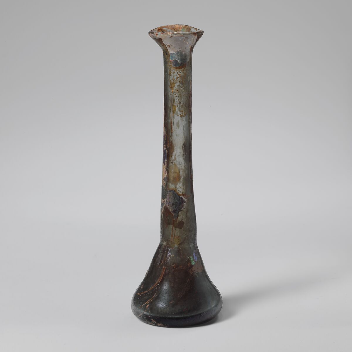 Glass perfume bottle, Glass, Roman 