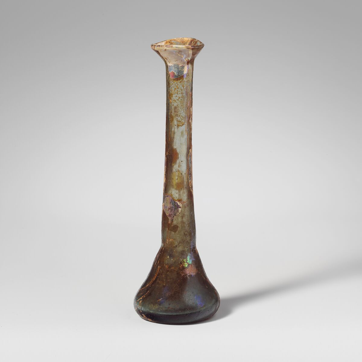 Glass perfume bottle, Glass, Roman