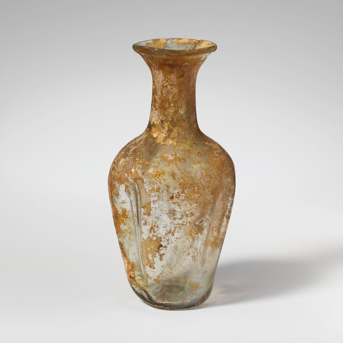 Glass flask, Glass, Roman 