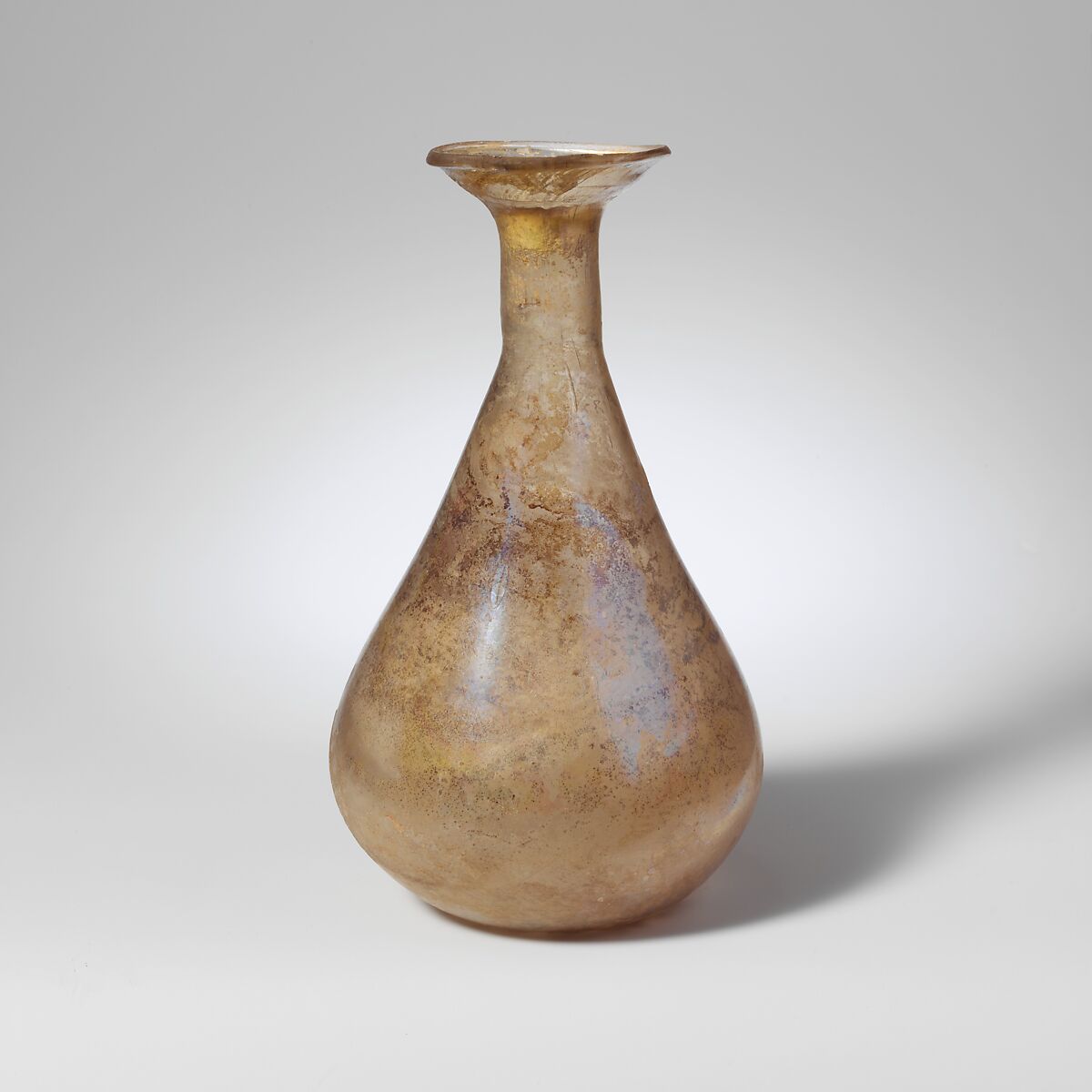 Glass flask, Glass, Roman 