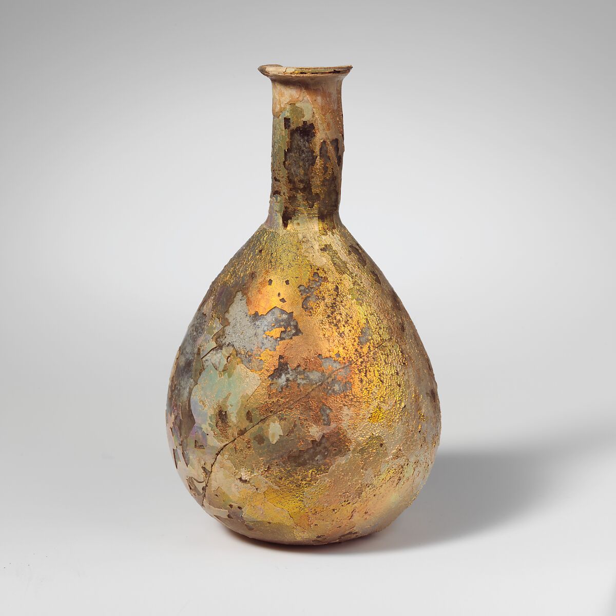 Glass perfume bottle, Glass, Roman 