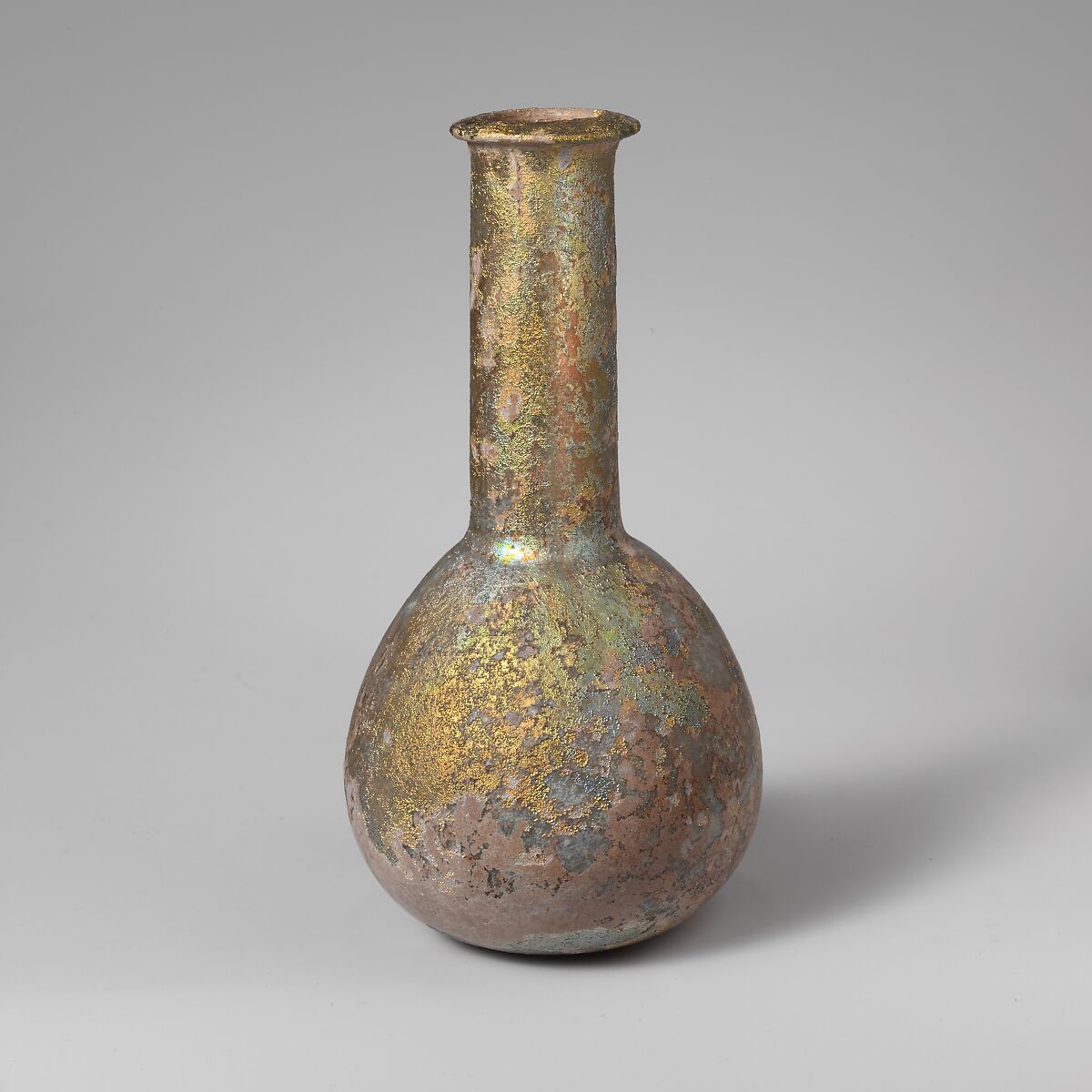 Glass perfume bottle, Glass, Roman 