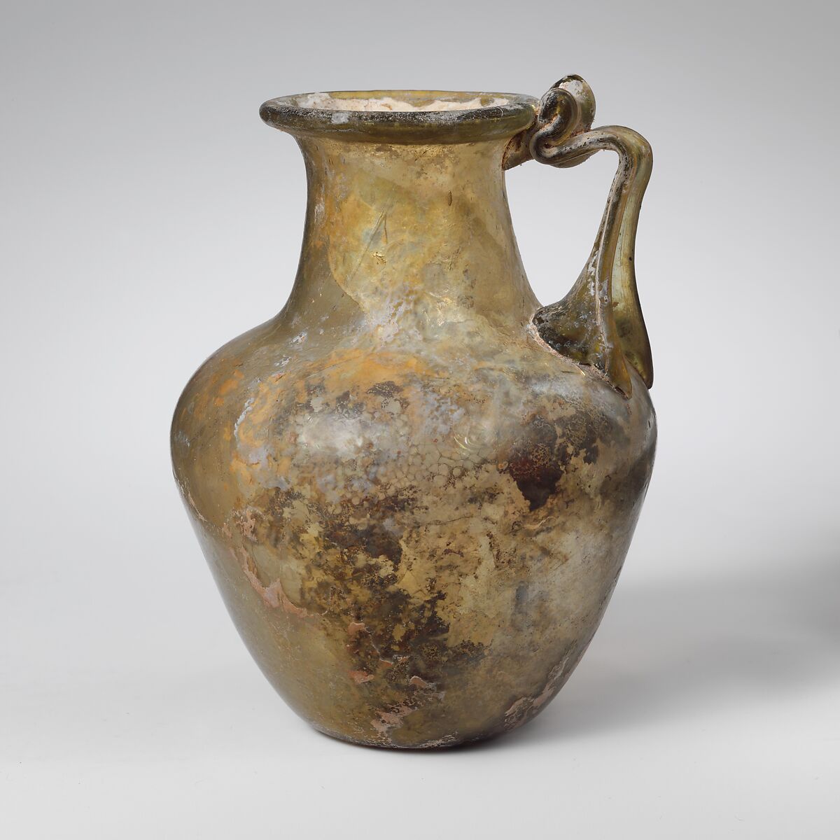 Glass jug, Glass, Roman 