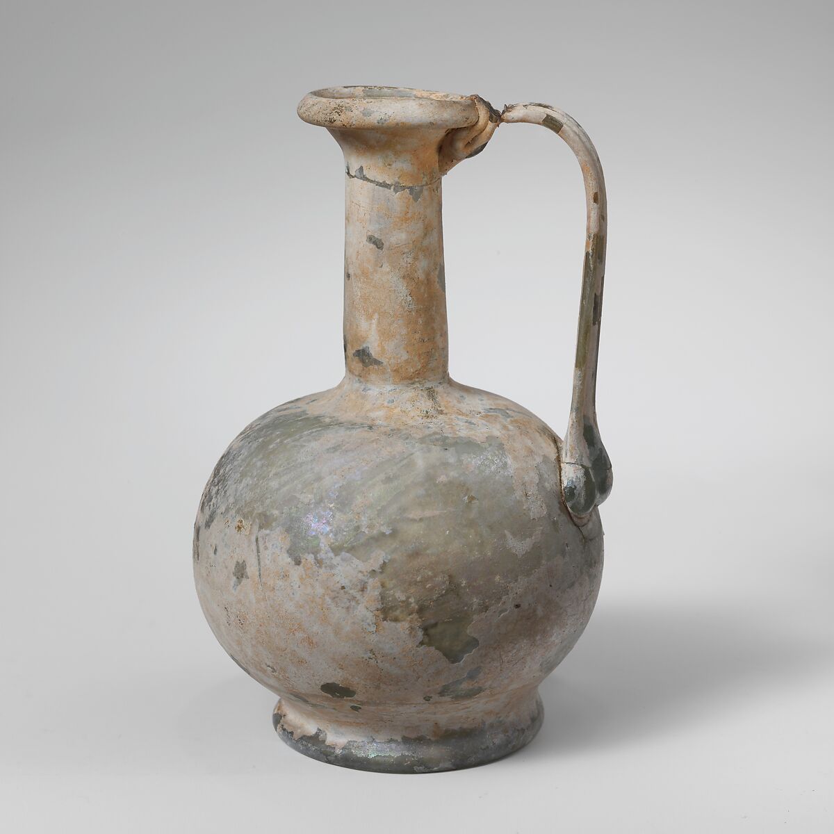 Glass jug, Glass, Roman 