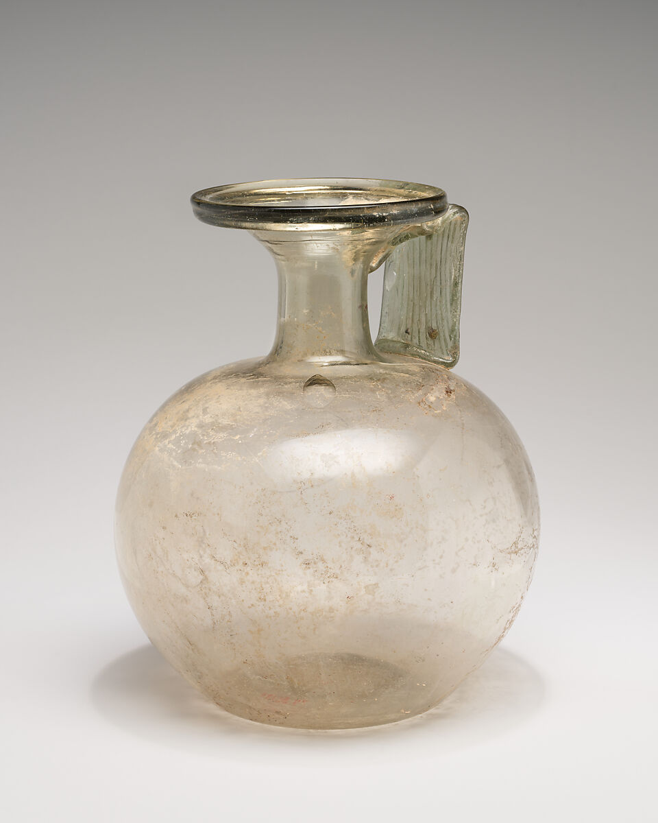 Glass jug, Glass, Roman