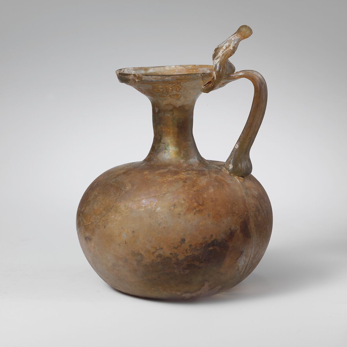 Glass jug, Glass, Roman 