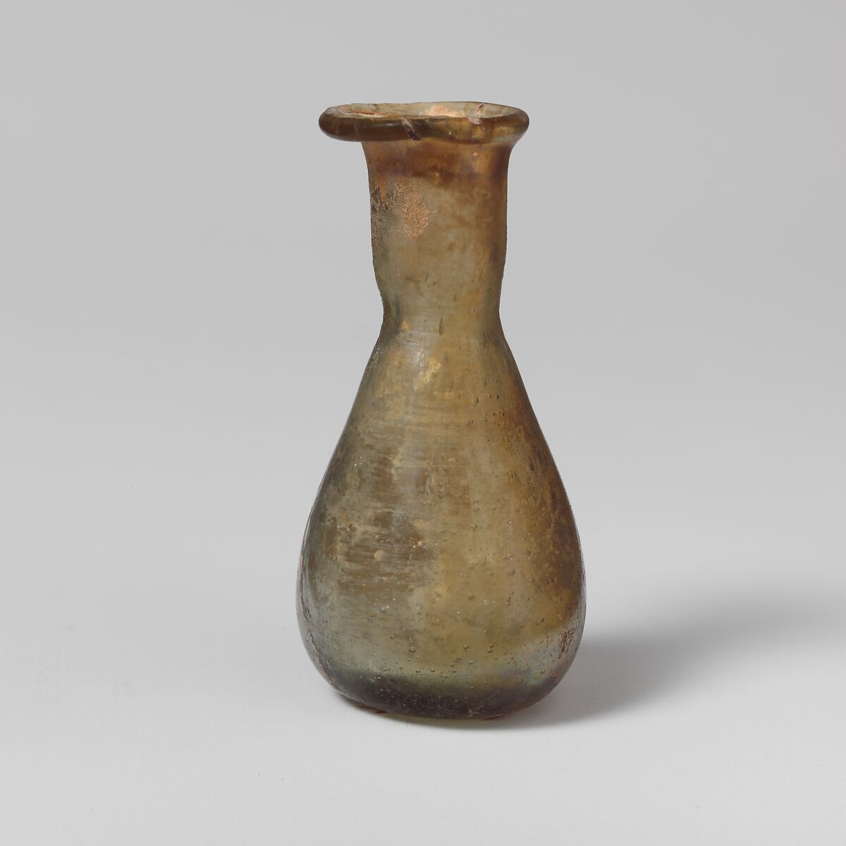 Glass perfume bottle, Glass, Roman 