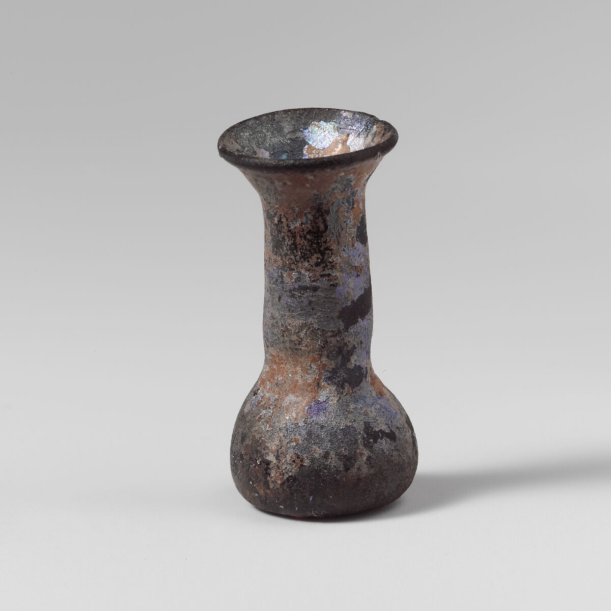 Glass perfume bottle, Glass, Roman 