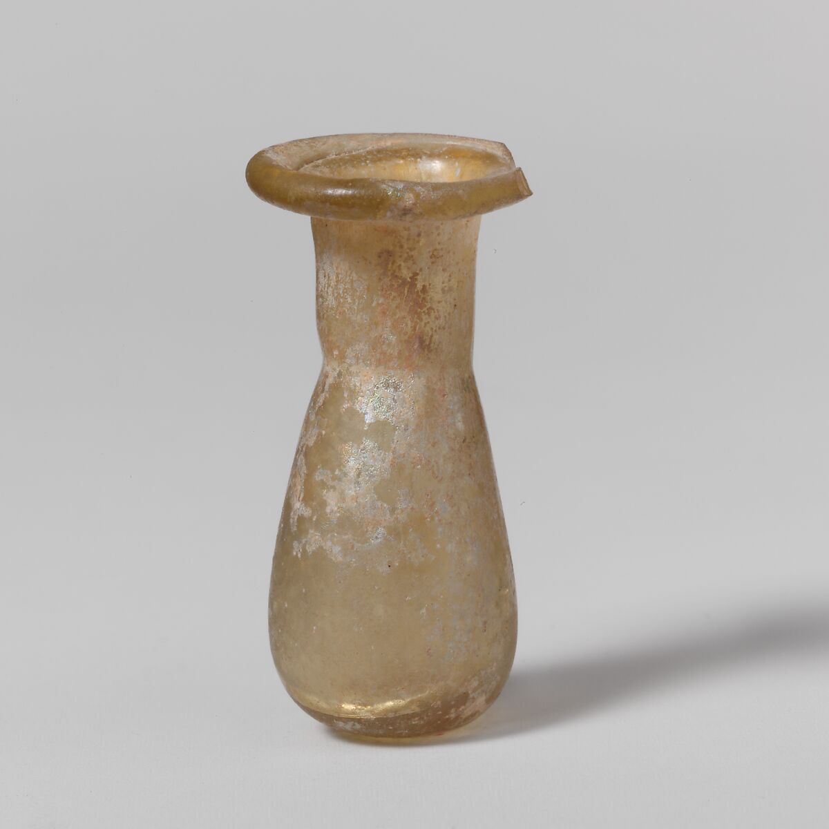 Glass perfume bottle, Glass, Roman 