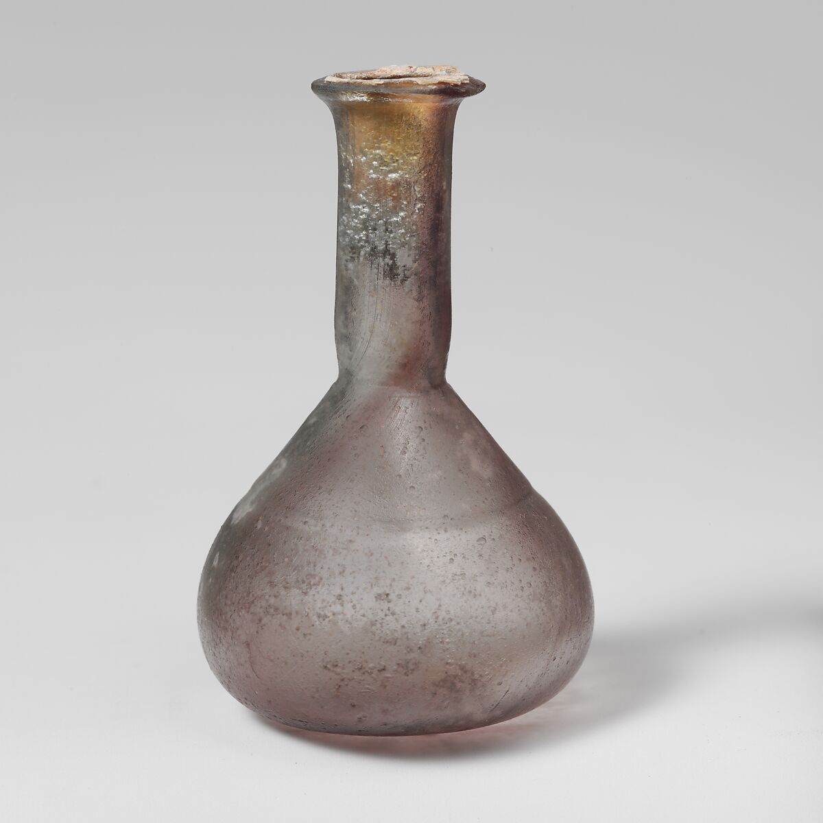 Glass perfume bottle, Glass, Roman 