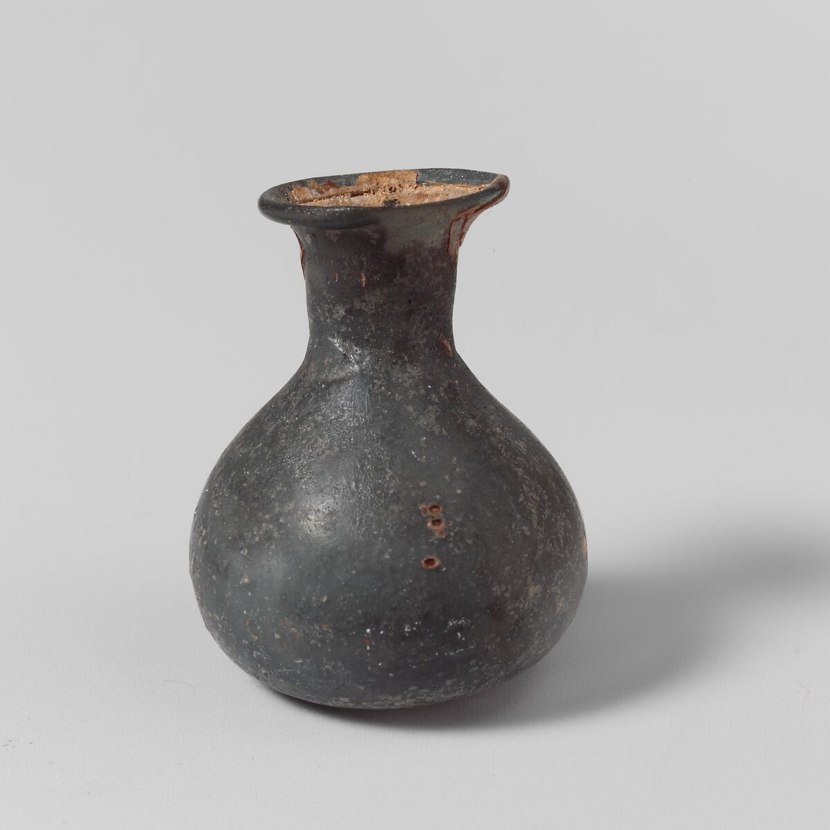 Glass perfume bottle, Glass, Roman 