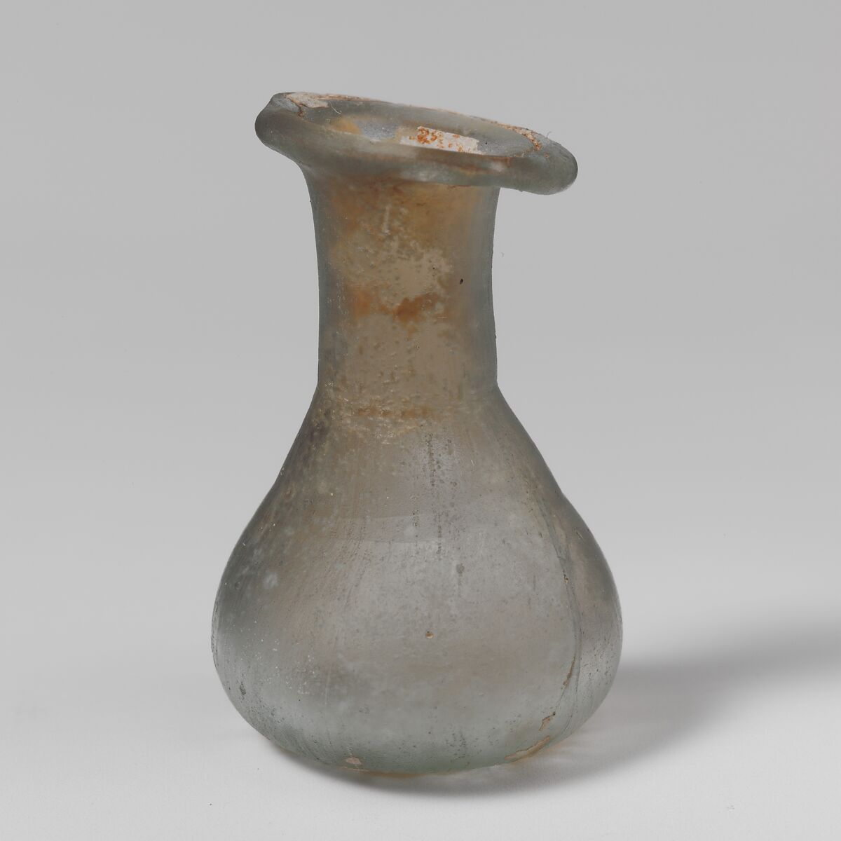 Glass perfume bottle, Glass, Roman 