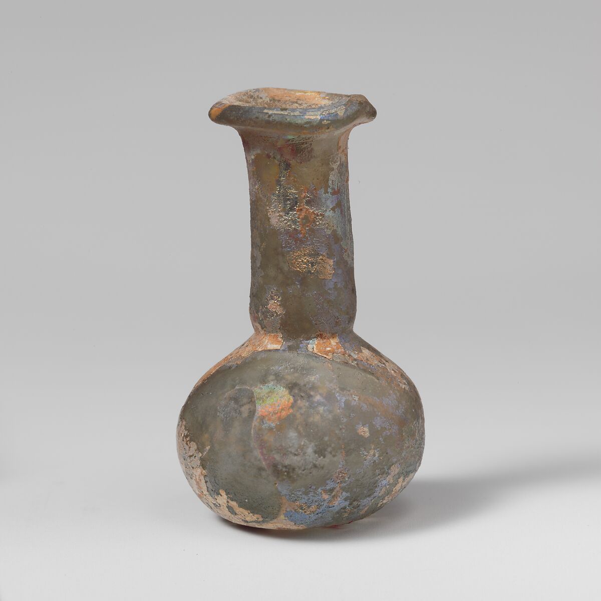 Glass perfume bottle, Glass, Roman 