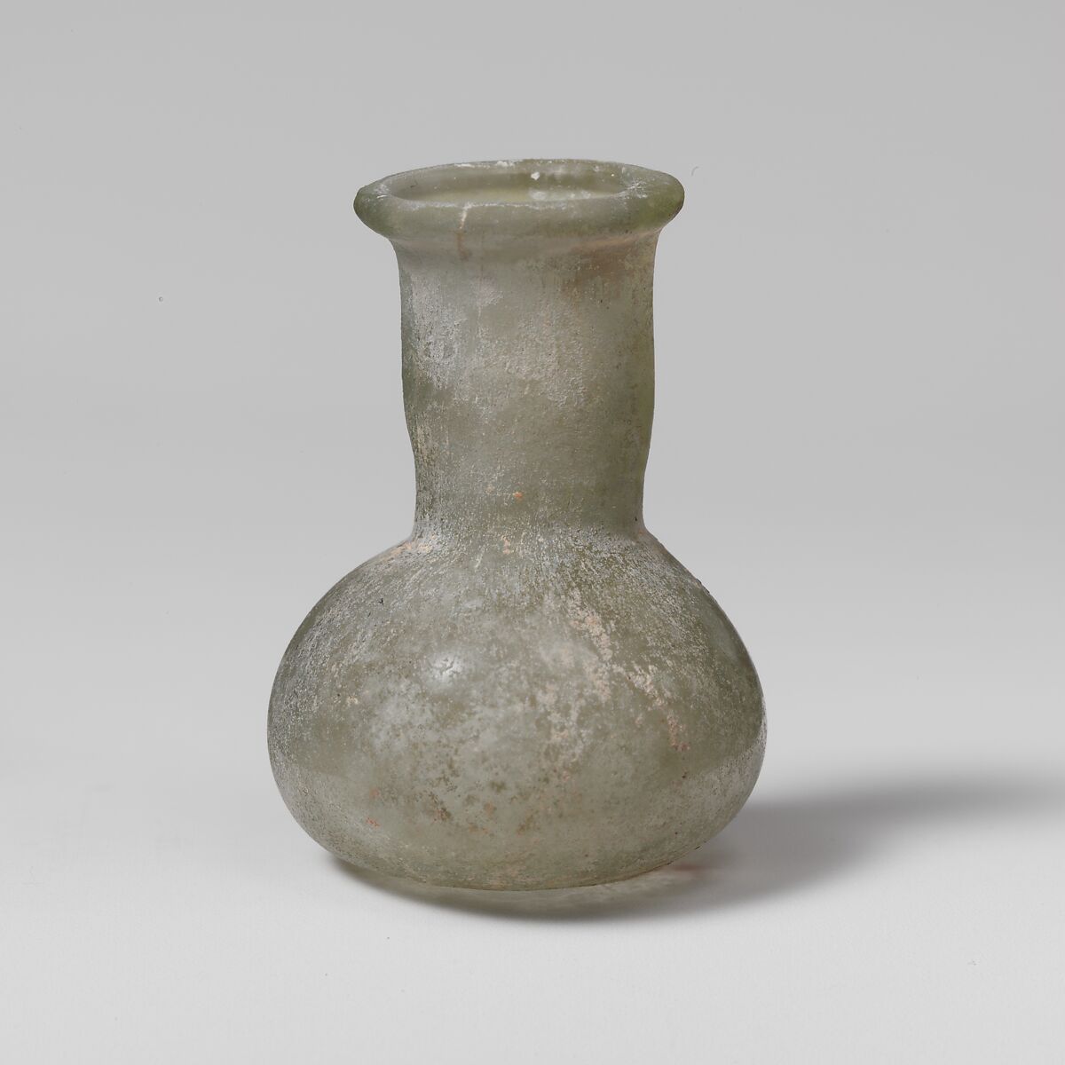 Glass perfume bottle, Glass, Roman 