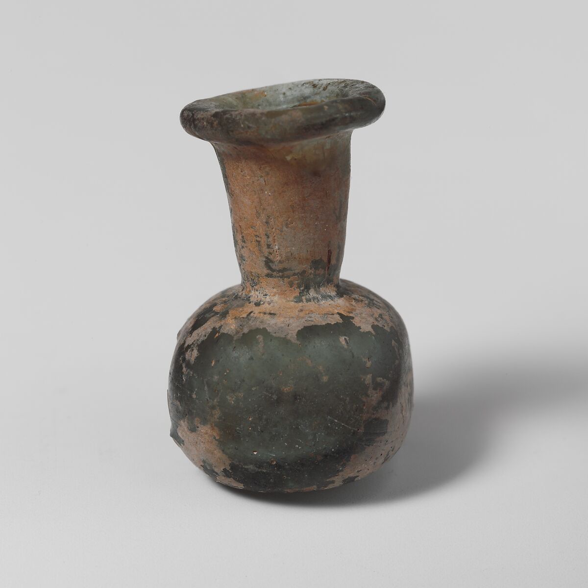 Glass perfume bottle, Glass, Roman 