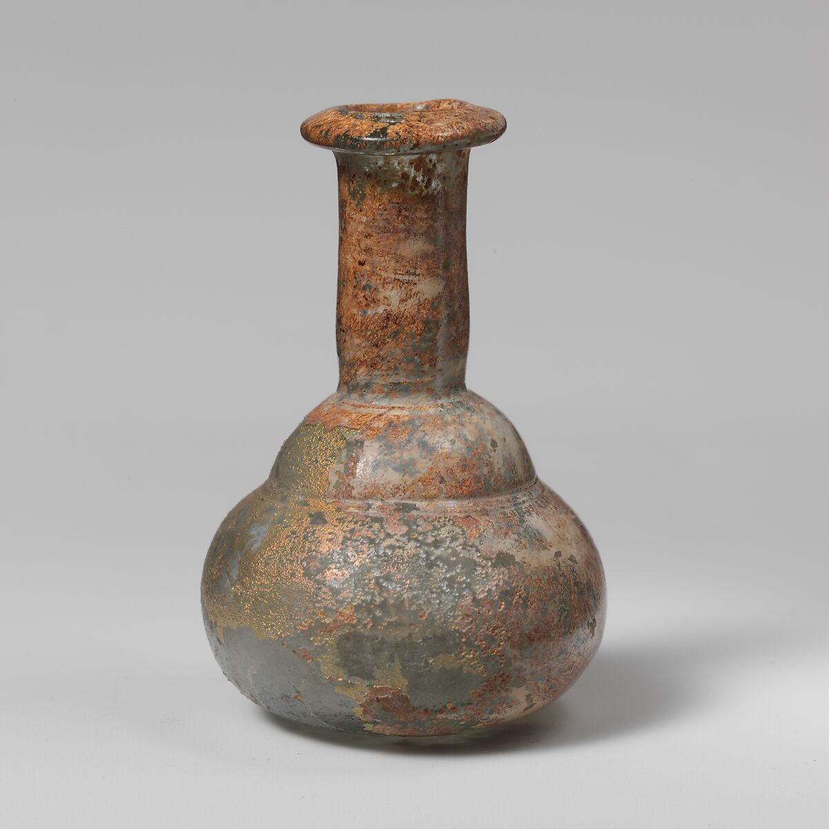 Glass perfume bottle, Glass, Roman 