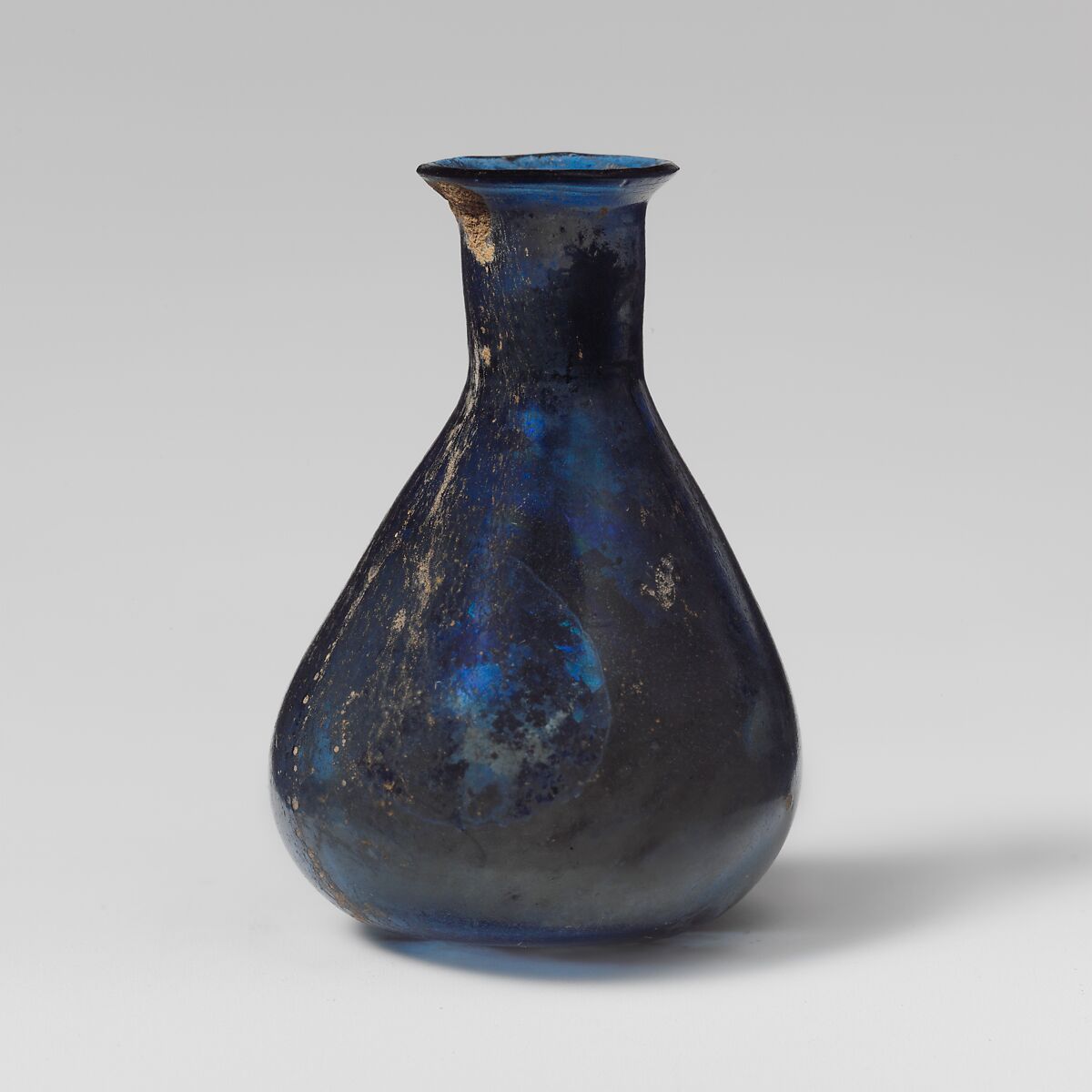 Glass perfume bottle, Glass, Roman 